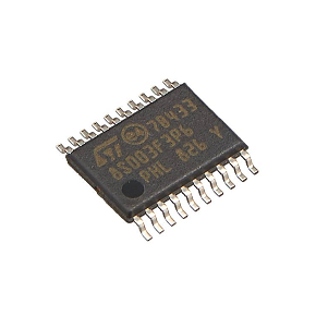 На фото: Микроконтроллер STM8S003F3