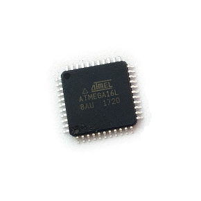 На фото: Микроконтроллер ATmega16L-8AU
